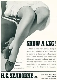 Retouching: H. G. Seaborne, Show A Leg!