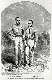 Cricketers: H H Stephenson and Billy Caffyn, English cricketers