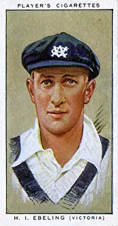 Ebeling: H I Ebeling, Australian cricketer, Victoria