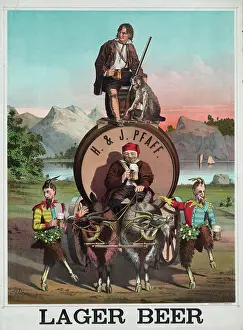 Satyrs: H. & J. lager beer