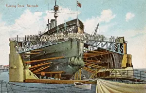 Propped: H M Dockyard, Bermuda - A Floating Dock