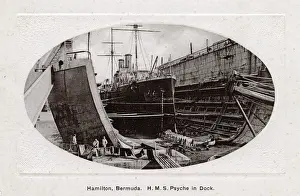 Psyche: H M Dockyard, Bermuda - A Floating Dock