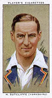 Sutcliffe: H Sutcliffe, Yorkshire County and England cricketer