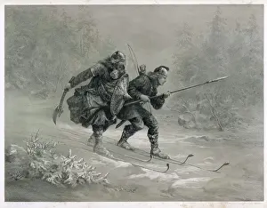 Haakon: Haakon Carried to Safety