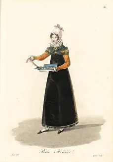 Haberdasher: Haberdasher of sewing items, Paris, early 19th century