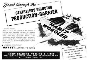 Tooling: Habit Diamond Tooling Centreless Grinding. HABIT Tooling