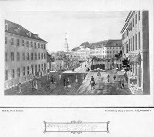 Markt: Hackescher Markt in Berlin, around 1750