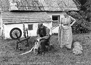 Spinning: Hackling Flax By Hand for Hand Spinning
