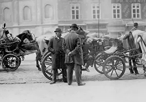 Hackney: Hackney carriages in Vienna, 1909