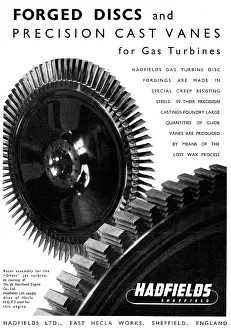 Vanes: Hadfields Precision Cast Vanes For Gas Turbines