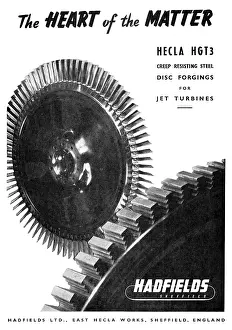 Hadfields: Hadfields Sheffield Jet Turbine Disc Forgings