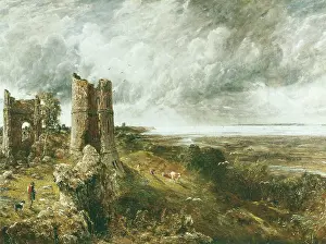 Hadleigh: Hadleigh Castle, by John Constable