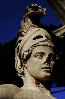 Adriana: Hadrian's Villa. Statue in the Canopus. God Mars. 2nd centur