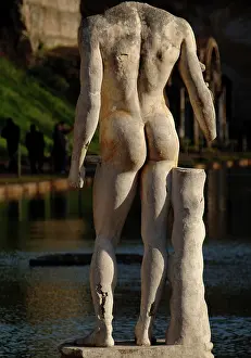 Beheaded: Hadrian's Villa. Statue in the Canopus. 2nd century. Italy