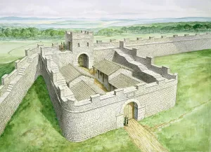 Hadrians: Hadrians Wall Cawfields Milecastle