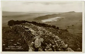 Vallum: Hadrian's Wall - near Crag Lough