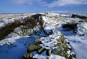 Walltown: Hadrian's Wall snow scene
