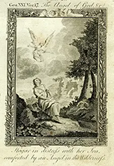 1780s: Hagar in distress with her son