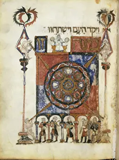 Sephardi: Haggada, Hebrew codex of Catalan or Valencian
