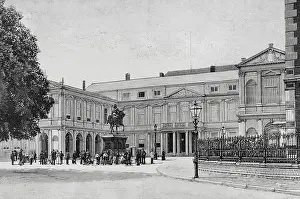 Buiding: The Hague, Netherlands. Noordeinde Palace. Engraving, 1898