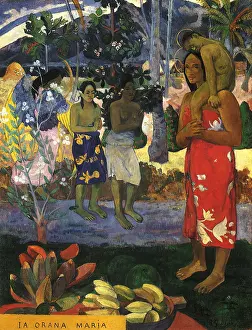 Tahitian: Hail Mary, by Gauguin