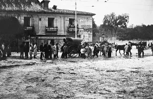 Calle: Hailstorm in Madrid, 1904