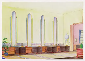 Becher: HAIRDRESSER INTERIOR