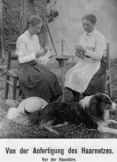 Dresser: Hairnet production, 1918