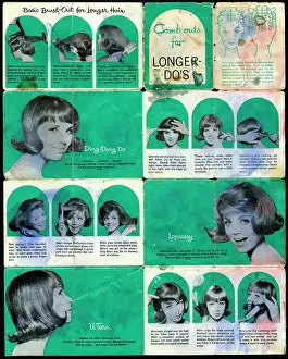Comb: Hairstyle instruction leaflet