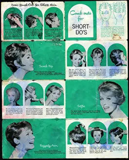 Comb: Hairstyle instruction leaflet