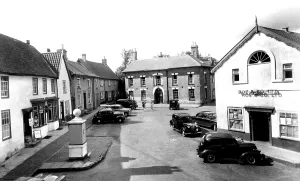 Halesworth: Halesworth, Market Place c1955