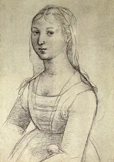 1503: Half-Length Portrait of a Young Lady, by Raphael