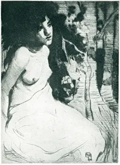 Hankey: Half Nude Woman