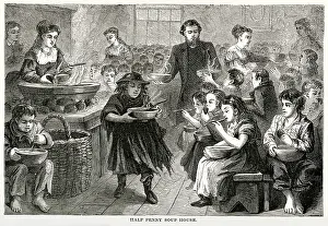 Half-penny soup kitchen 1870