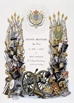 Histoire: Half-title of Histoire de la maison militaire