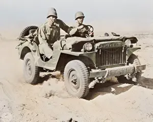 Jeep: A half-ton jeep at the desert training center