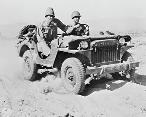 Jeep: A half-ton jeep at the desert training center