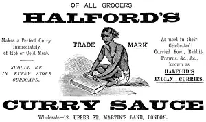 Halford: Halford's Curry sauce, 1900