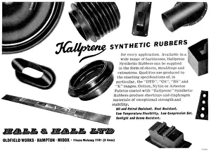 Rubbers: Hall & Hall - Hallprene Synthetic Rubbers