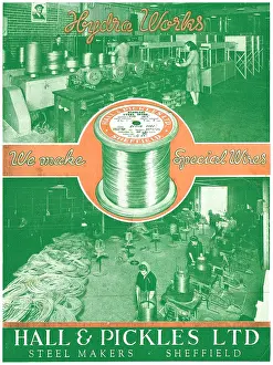 Steelmakers: Hall & Pickles Steelmakers, Wire & Toolmakers - Hydra Steels