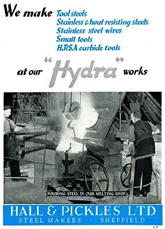 Steelmakers: Hall & Pickles Steelmakers, Wire & Toolmakers - Hydra Steels