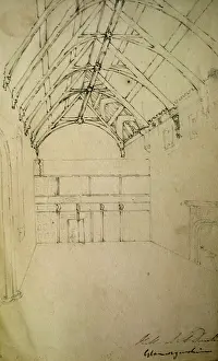 Donats: Hall at St Donat's Glamorganshire