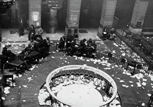 Stockbrokers: The Hall of stockbrokers without people