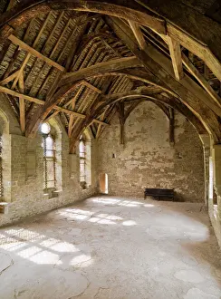 Stokesay: The Hall at Stokesay Castle