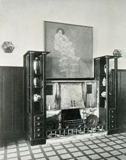 Warte: Hall in a villa built by Josef Hoffmann