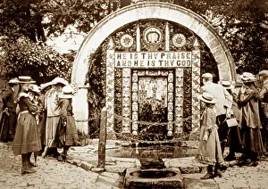 Neighborhoods: Hall Well, Well Dressing, Tissington, in 1903