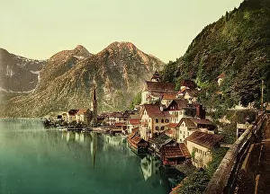 Hallstatt: Hallstatt on Hallstatter See - About 1895