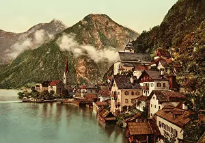 Hallstatt: Hallstatt on Hallstatter See - About 1895