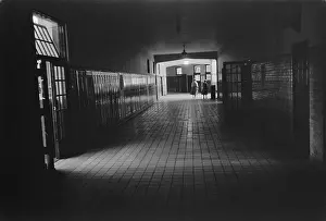 Lockers: Empty hallway at Central High School, Little ?