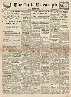 Rationed: Ham, Bacon and Butter are rationed
